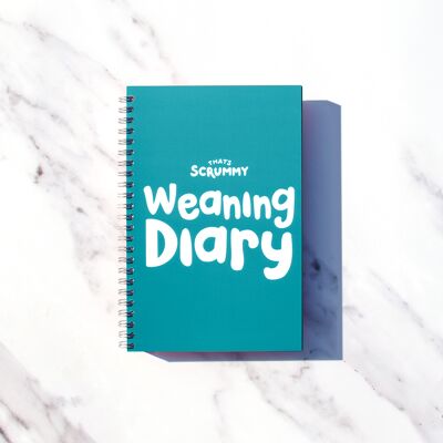 Baby Weaning Diary & Journal - Turquesa