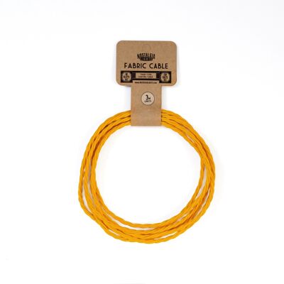 Cable Twisted. 2m pack - canary yellow