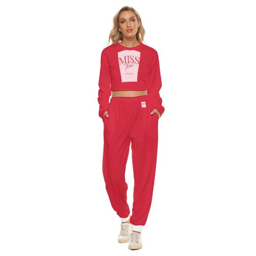 Maffia Doll Miss Hood Crop Sweatshirt Suit