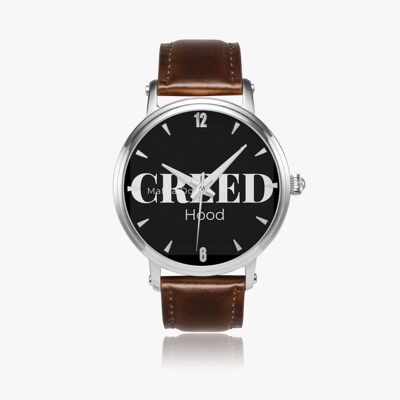 Creed Maffia Dolls Automatic Watch (Silver) - Brown