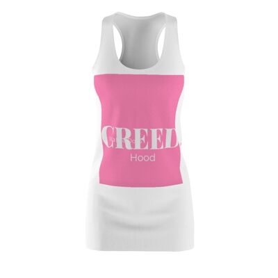 Vestido rosa con espalda cruzada de Creed Maffia Dolls