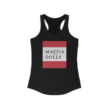 Maffia Dolls Hybrid Ideal Racerback Tankolid Noir