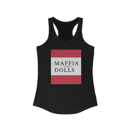 Maffia Dolls Hybrid Racerback Tankolid Black