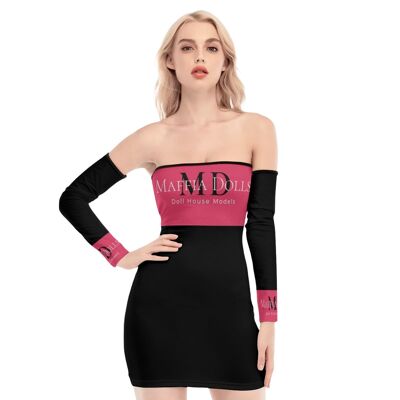 Maffia Dolls Doll House Models Off-shoulder Back Lace-up Dress