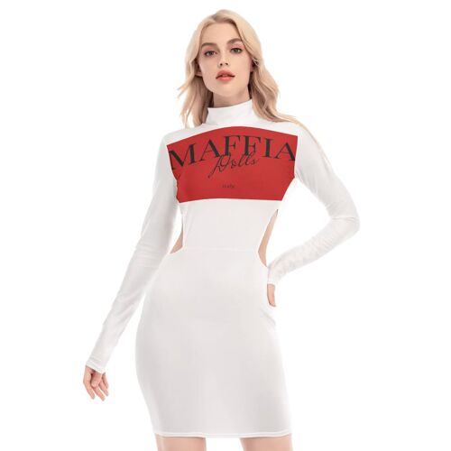 Maffia Dolls italy Women's Waist Hollow Hip Dress