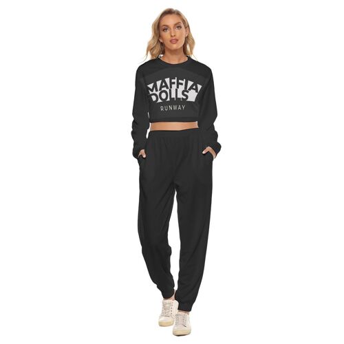 Maffia Dolls Crop Sweatshirt Suit