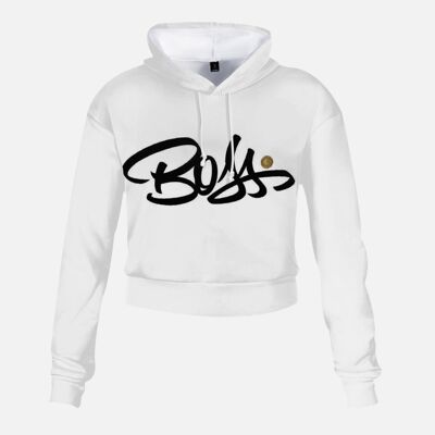 Maffiadolls Boss High-rise Cropped Sweatshirt