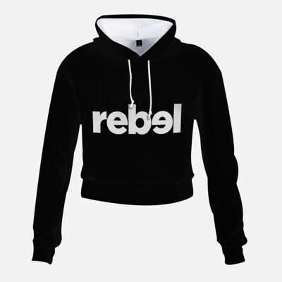 Sudadera corta de tiro alto Rebel de Maffiadolls