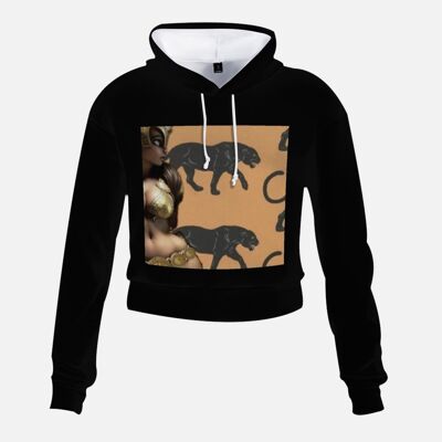 Sudadera corta de tiro alto exclusiva de Maffiadolls