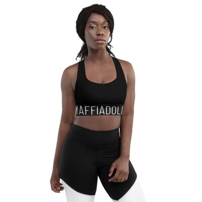 Maffiadolls Black Longline sports bra