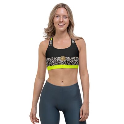 Maffiadolls Neon Cat Sports Bra