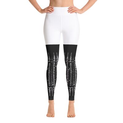 Maffiadolls 5 Prayer Script White Leggings