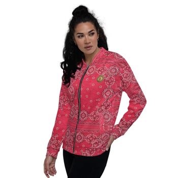 Maffiadolls Blouson Bomber Bandana Rose Mexicain 1