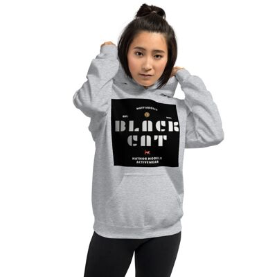 Maffiadolls Black Cat Exclusif Hoodieport Gris