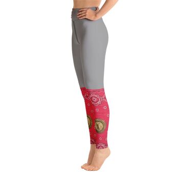 Maffiadolls Mexicain Bandana Rose Legging Gris 3