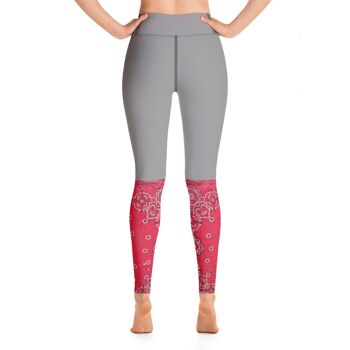 Maffiadolls Mexicain Bandana Rose Legging Gris 5