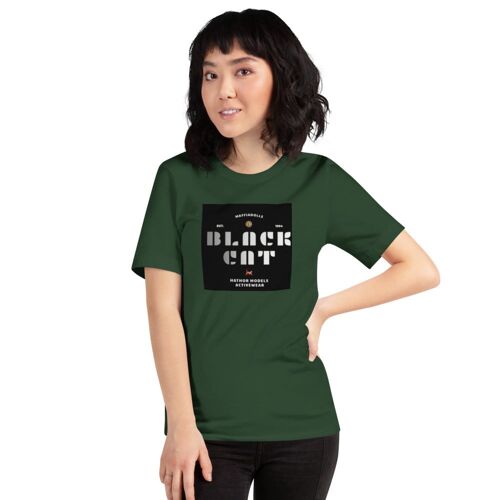 Maffiadolls Black Cat Exclusive Short-Sleeve Classic T-shirt - Forest