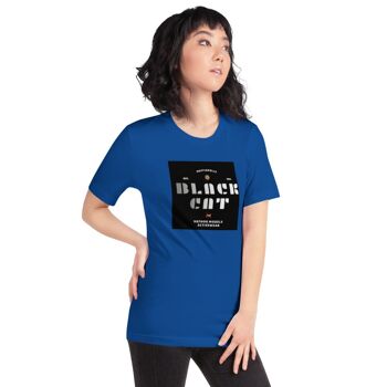 Maffiadolls Black Cat Exclusif T-shirt Classique à Manches Courtes - True Royal 9