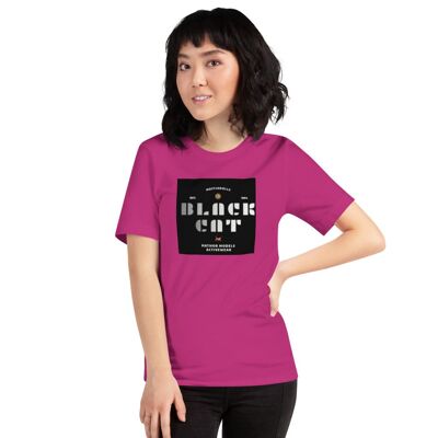 Maffiadolls Black Cat Exclusif T-shirt Classique à Manches Courtes - Baie