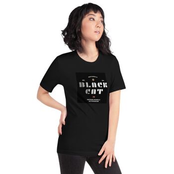 Maffiadolls Black Cat Exclusif T-shirt Classique à Manches Courtes - Baie 3