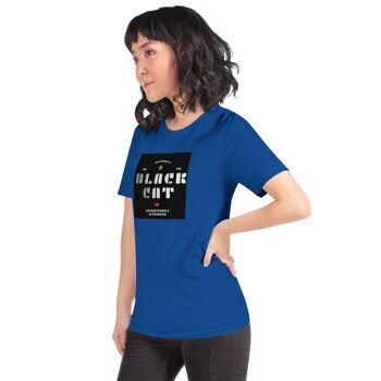 Maffiadolls Black Cat Exclusif T-shirt Classique à Manches Courtes - Baie 8