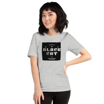 Maffiadolls Black Cat Exclusif T-shirt classique à manches courtes - Athletic Heather 1