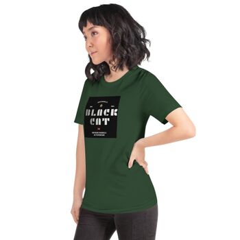 Maffiadolls Black Cat Exclusif T-shirt Classique à Manches Courtes - Blanc 6