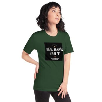 Maffiadolls Black Cat Exclusif T-shirt Classique à Manches Courtes - Blanc 7