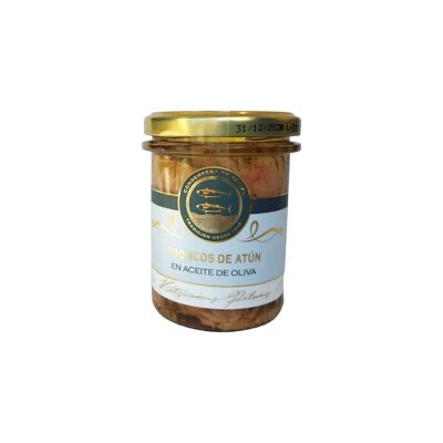 Bûches de thon à l'huile d'olive 190gr