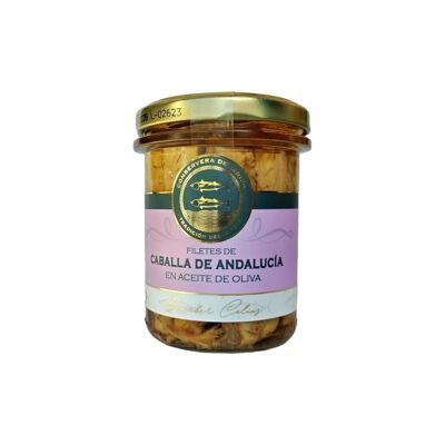 Andalusian mackerel in glass jars