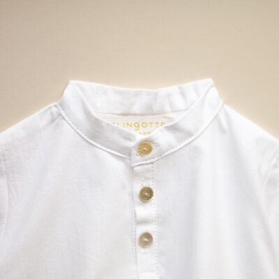 Mao collar shirt