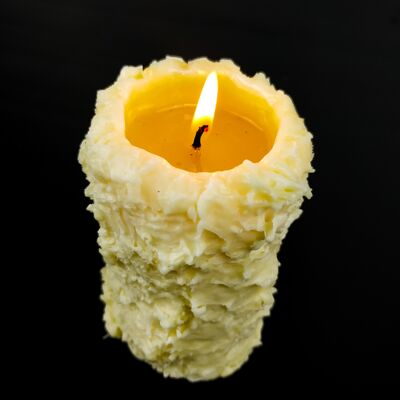 Pure beeswax - Grubby candle 100x70mm / 40h