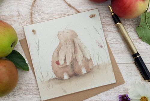 Always Hare Wooden Forever Card