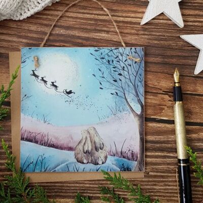 Christmas Magic Wooden Forever Card