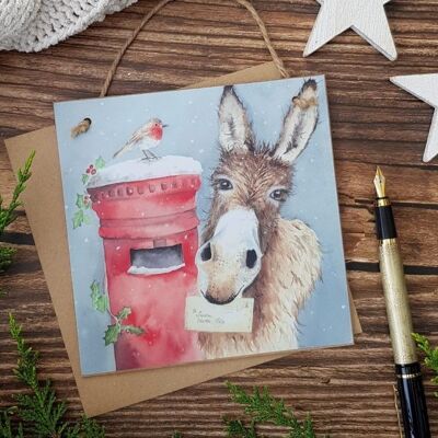 Donkey's Wish Wooden Forever Card
