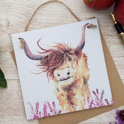 Carte pour toujours en bois Highland Harriet