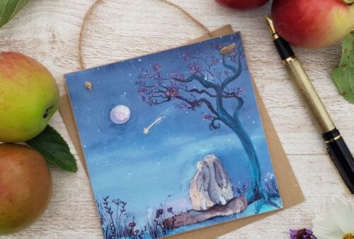 Stars and Dreams Wooden Forever Card