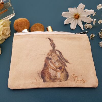 Hares My Heart Cosmetic Case
