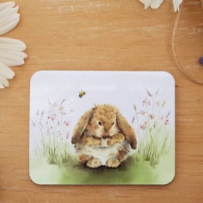 Dessous de verre lapin miel