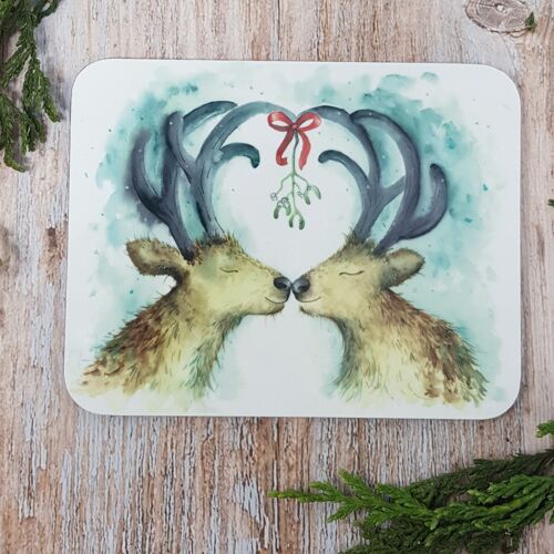 Reindeer Kisses Coaster