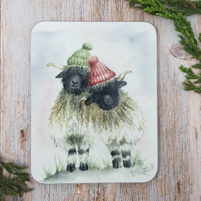 Sous-verre Souhaits d'hiver