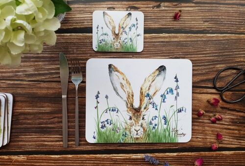 Curious Hare Placemat