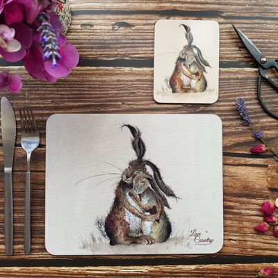 Hares My Heart Placemat