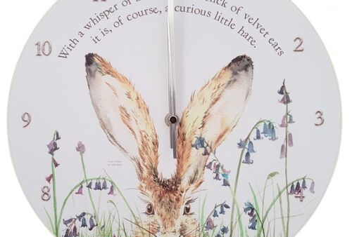 Curious Hare Wall Clock