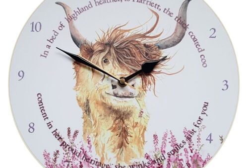 Highland Harriet Wall Clock
