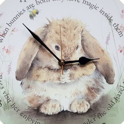 Honey Bunny Wall Clock
