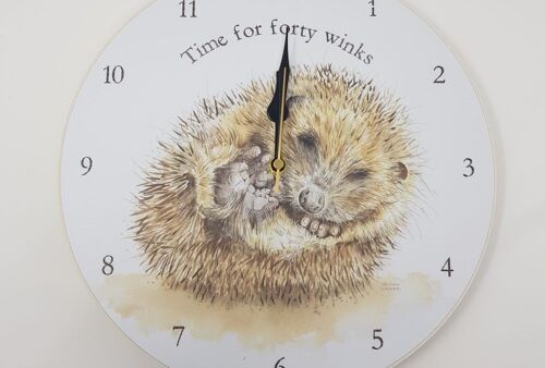 Forty Winks Wall Clock