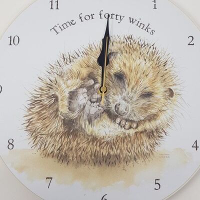 Forty Winks Wall Clock