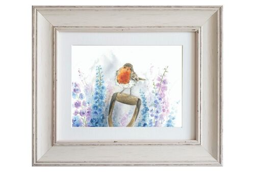 Rosie Robin Medium Framed Print