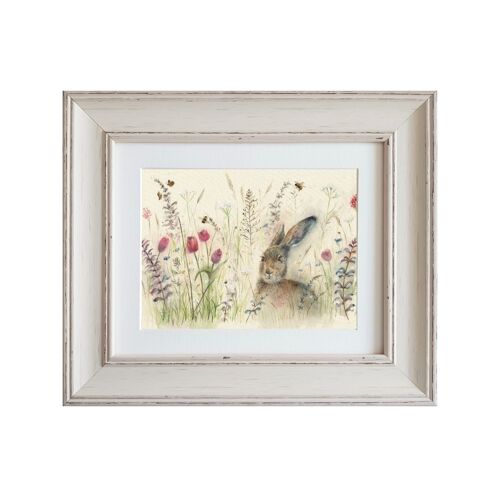 Spring is Hare Medium Framed Print